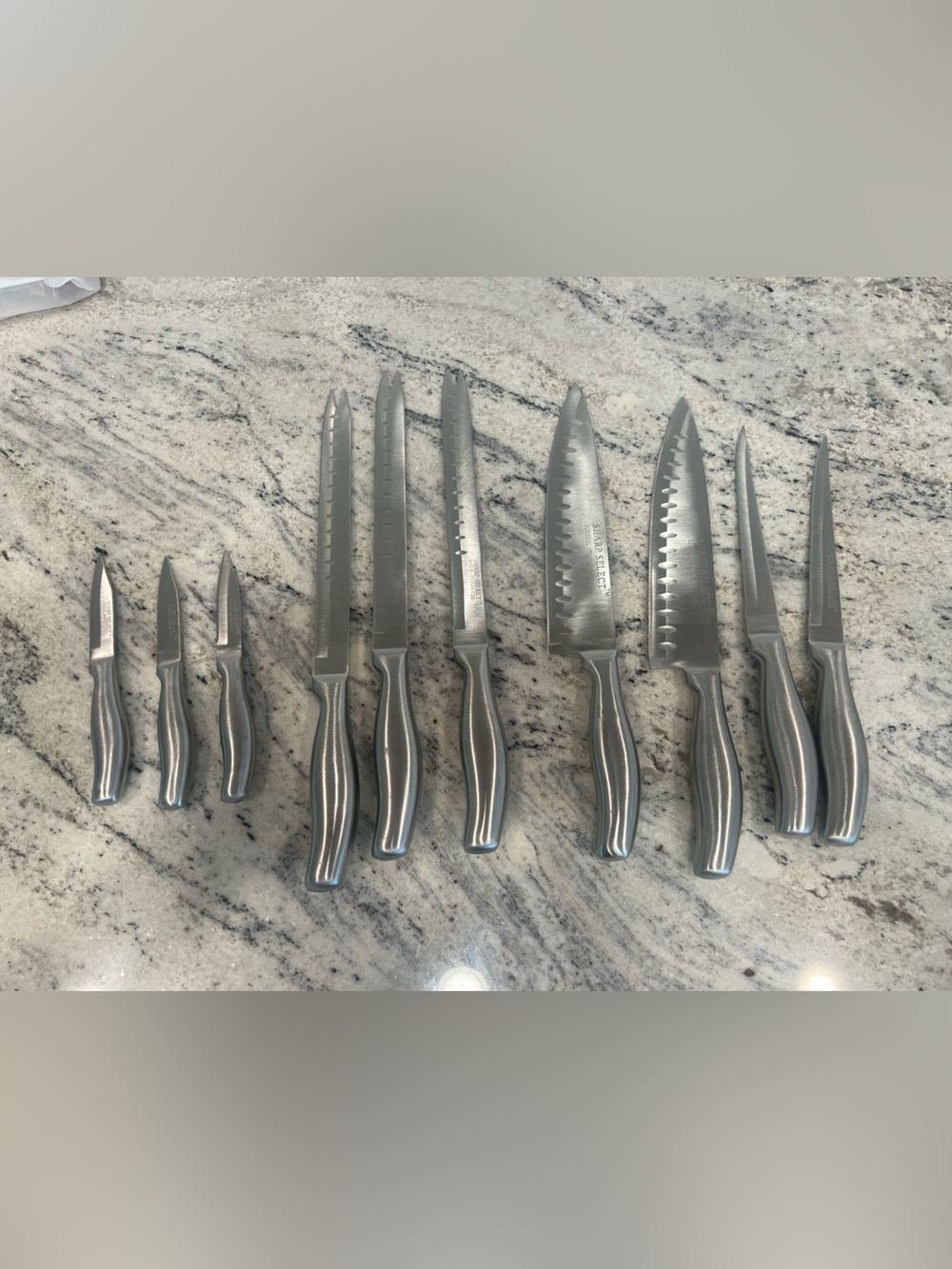 Sharp Select surgical Silver Stainless Steel Knife Set - 10 Piece